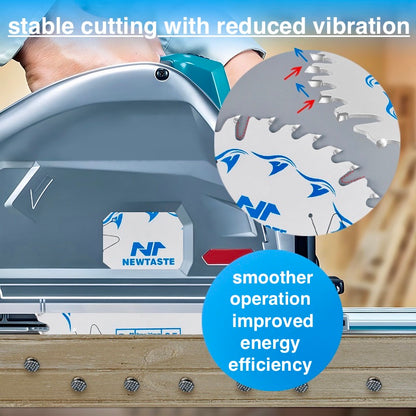NEWTASTE Premium White Chip Saw Laser Slit For Precision Circular Saws