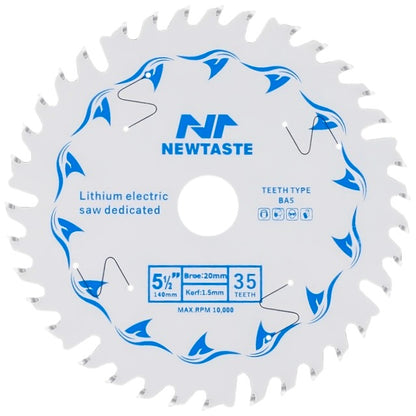 NEWTASTE Premium White Chip Saw Laser Slit For Precision Circular Saws