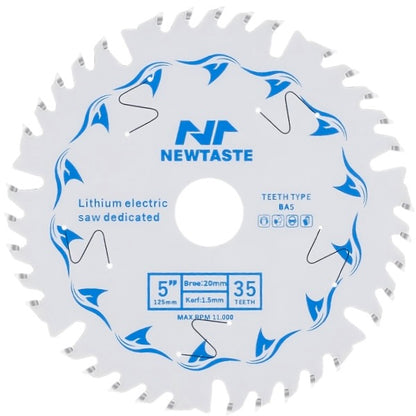 NEWTASTE Premium White Chip Saw Laser Slit For Precision Circular Saws