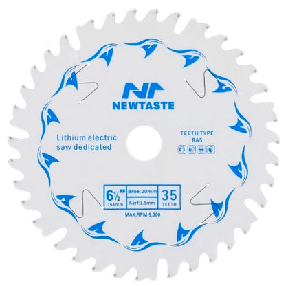 NEWTASTE Premium White Chip Saw Laser Slit For Precision Circular Saws