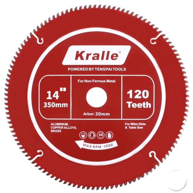 Kralle Aluminum Cutting TCT Circular Saw Blade with Advanced Anti-Stick Coating for Clean & Precise Cuts