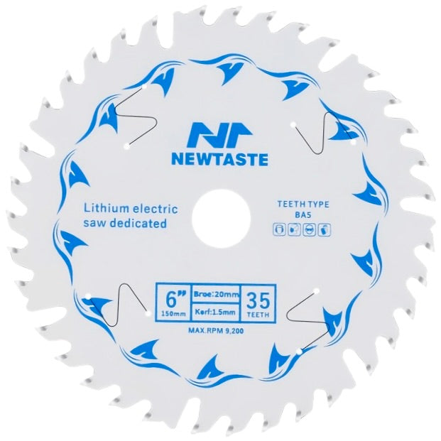 NEWTASTE Premium White Chip Saw Laser Slit For Precision Circular Saws