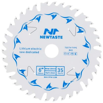 NEWTASTE Premium White Chip Saw Laser Slit For Precision Circular Saws