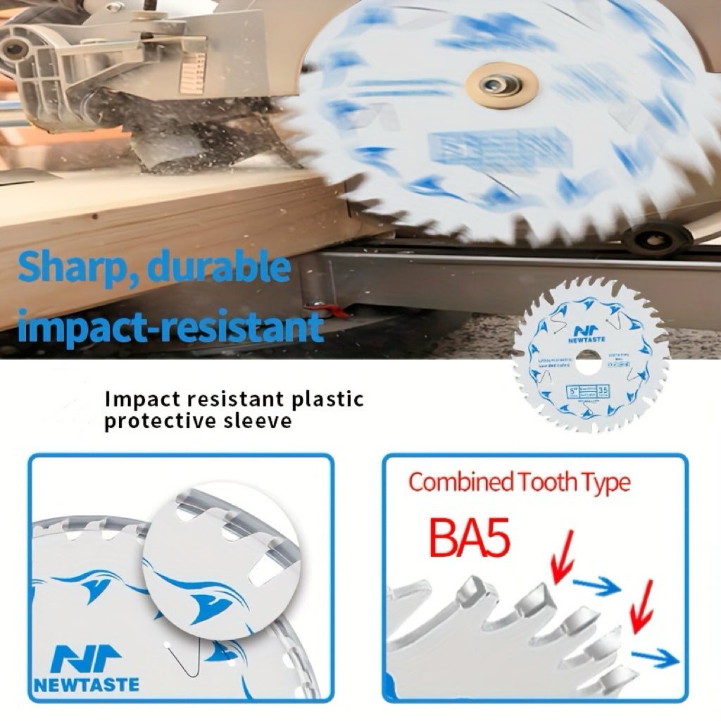 NEWTASTE Premium White Chip Saw Laser Slit For Precision Circular Saws