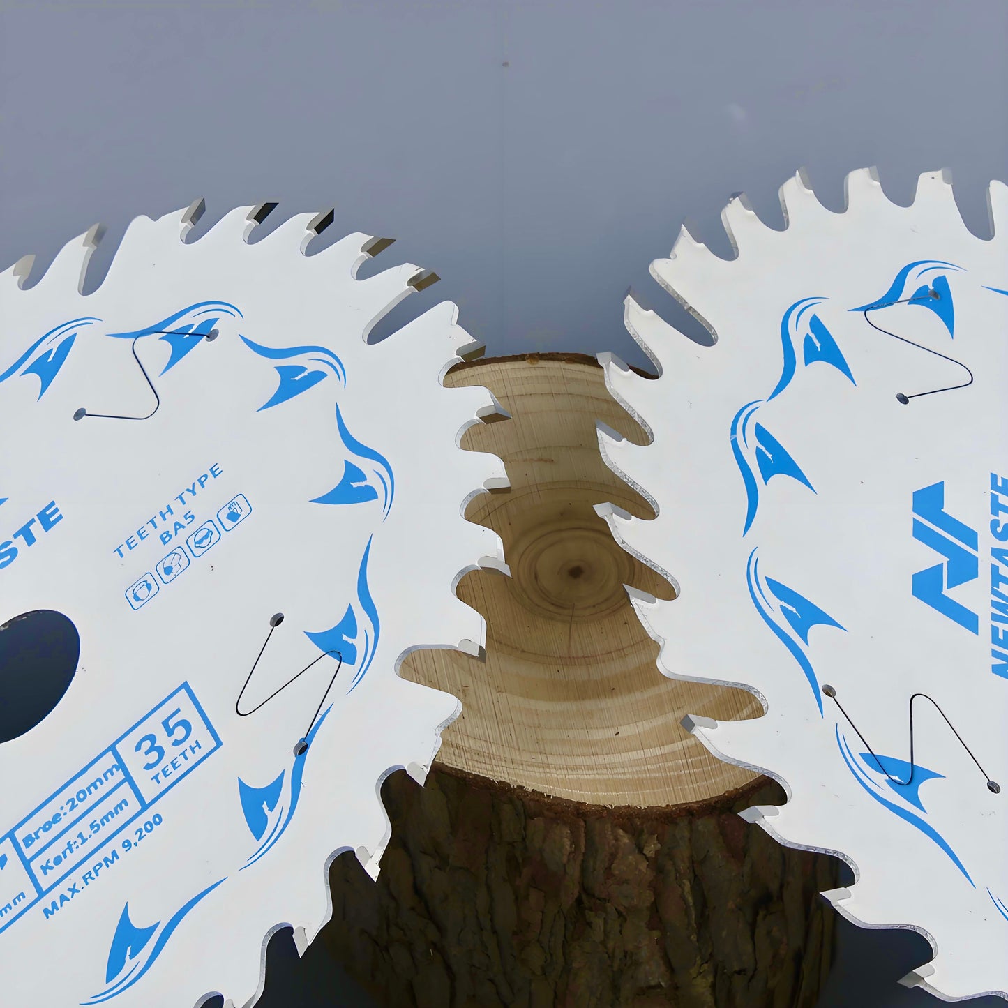 NEWTASTE Premium White Chip Saw Laser Slit For Precision Circular Saws